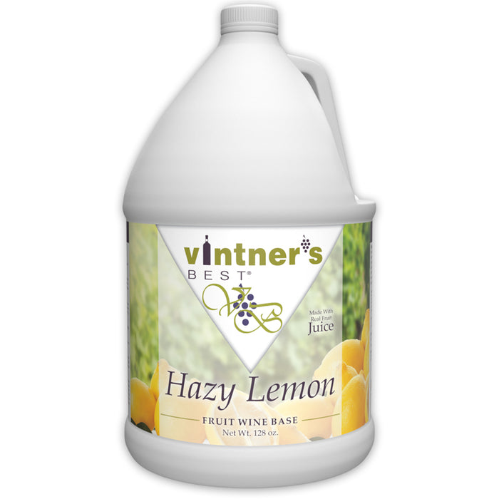 Vintners Best Hazy Lemon Fruit Wine Base - One Gallon Jug