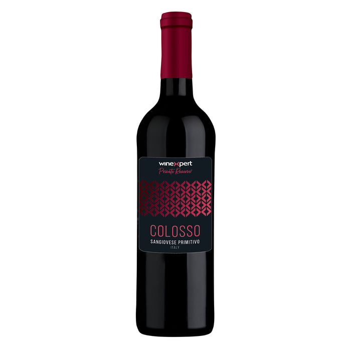 Colosso Wine Kit Italian Red Blend with Grape Skins - Winexpert Private Reserve - Limited Release